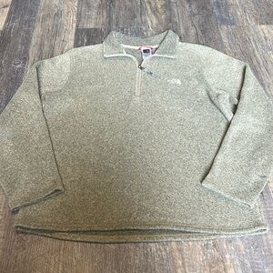 The North Face Fleece High Neck Quarter Zip Pullover Sweater Size M